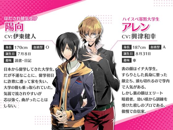 僕と彼の危険な同居生活 素直になれない身長差 CV.興津和幸/伊東健人【簡体中文台本/韓国語台本付属】 [ひつじぐも] | DLsite がるまに