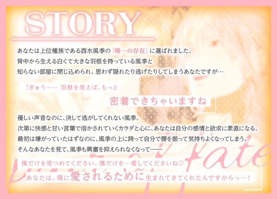 羽根持ち人外さんと番になるまで～溺愛世話やきさんとの快楽全肯定孕ませえっち～ [犬小屋スタジオ] | DLsite がるまに