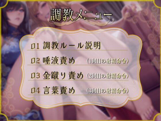 金蹴りダブルドラゴンの強制連続射精命令 最速でぶっ壊す!クライマックスオナニー調教 [ドM調教の館] | DLsite 同人 - R18