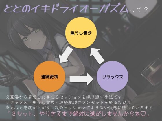 ととのイキドライオーガズム～前立腺を焦らし・連続・リラックスの交互イキ責めでととのう～ [えたーなるわーくす] | DLsite 同人 - R18