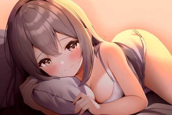 【実演】キスたっぷりの囁き甘々まったりオナニーで一緒にきもちくなろうね♪たっぷり愛液くちゅ音&amp;じわじわ潮吹きでぴちゃぴちゃ♪いっぱいちゅーしておやすみなさい…♪ [まぼろしセレナーデ] | DLsite 同人 - R18