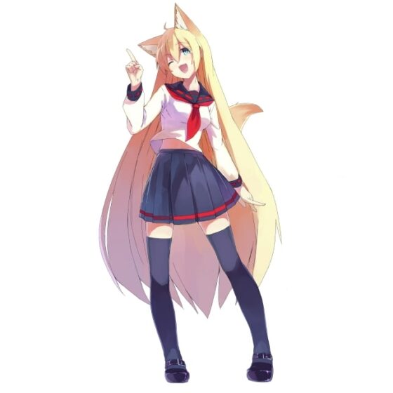 ぼっちでかわいくてほっとけない妖狐 [めがみそふと] | DLsite 同人 - R18