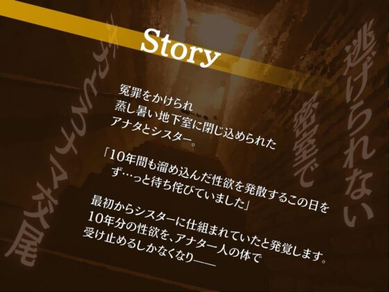 発情シスターから逃げられない〜ドスケベな本性を10年隠したシスターと共に隔離され、暗闇でお下品汗だく逆レ●プ性活〜(甘々と毒々) - FANZA同人