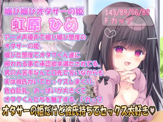 【期間限定330円】媚び媚びオタサーの姫洗脳催眠カレシ誤認識ラブラブ生ハメ調教記録 [ルヒー出版] | DLsite 同人 - R18