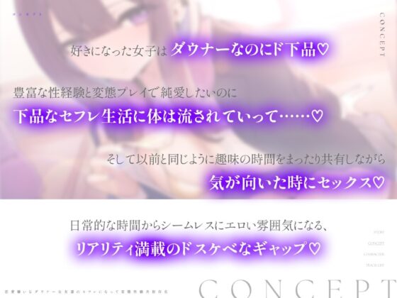 【純愛×下品×吐息オホ】恋愛嫌いなダウナー女友達のセフレになって変態性癖共依存化 [日下部ラ・プーペ] | DLsite 同人 - R18