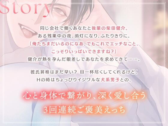 【特典音声付】しごできダーリン 犬系後輩は待てが出来ない! CV.後藤寝床【簡体中文台本/韓国語台本付属】 [ひつじぐも] | DLsite がるまに