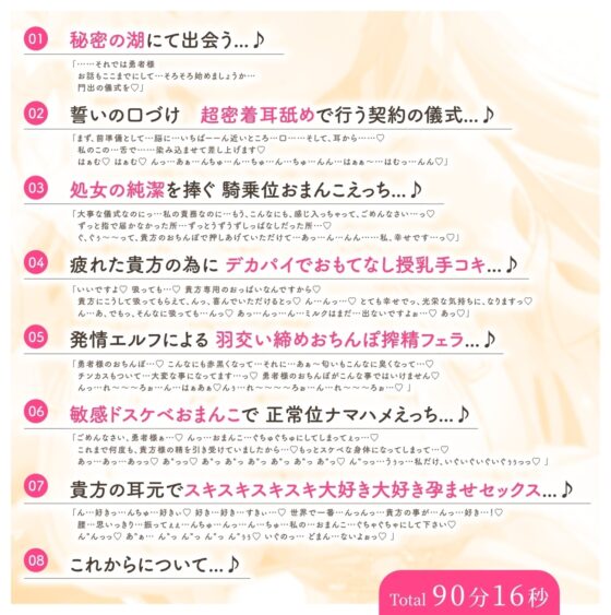 【あまあま性処理】異世界おまんこ従者。貴方の為に搾精あまトロおまんこしてくれる健気なエルフ。 [桃色みんと] | DLsite 同人 - R18