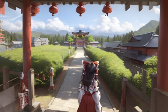 【囁き×KU100】押しに弱い紅白の巫女 〜博麗霊夢とオトフェチ様〜 [俺のフェチボイス] | DLsite 同人 - R18