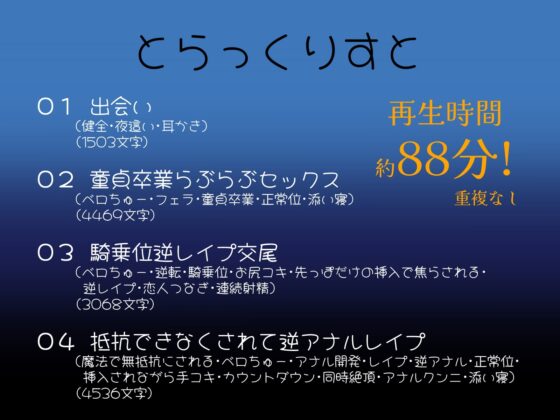 経験豊富な男の娘インキュバスにリードされる4日間～お兄さんの精液、僕にちょうだい～ [AiRi] | DLsite 同人 - R18