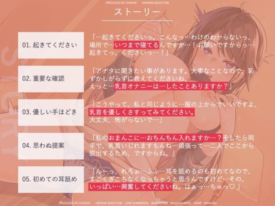 お姉さんと同時に乳首イキしないと出られない部屋…まなみ(23) [被支配中毒] | DLsite 同人 - R18
