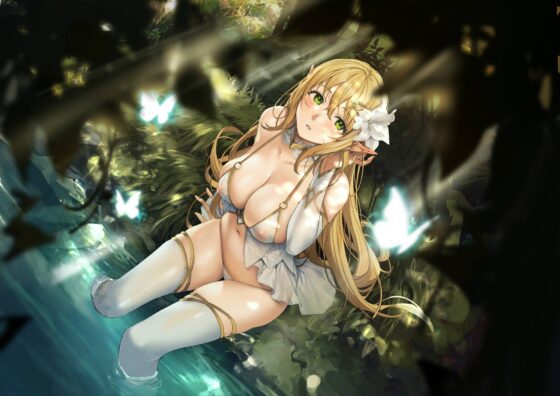【KU100】森で見かけた神秘的なエルフを手籠にし、強引に妻に娶る話 〜襲われ脅され自由を奪われ〜【CV:涼花みなせ】【男性攻め】 [スタジオぽんぽこ] | DLsite 同人 - R18