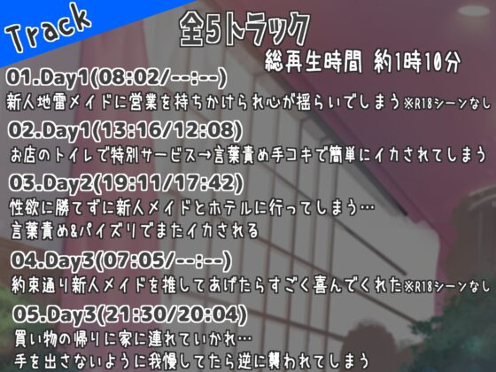 NTR大好きな新人地雷メイドに目を付けられました ~推しがいるのに性欲に抗えず射精させられます~ [Star Sign Cafe] | DLsite 同人 - R18