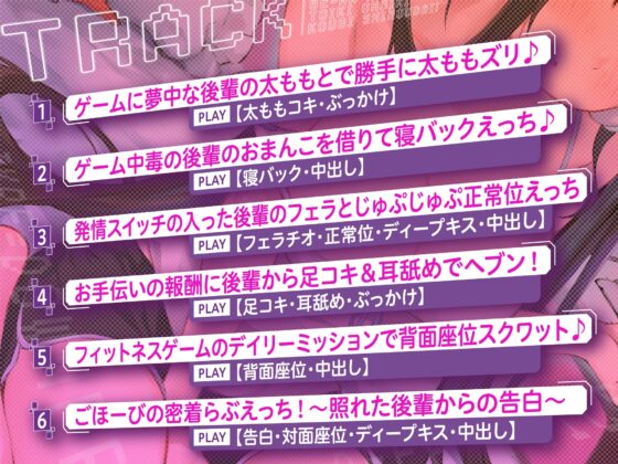 【KU100】低音ダウナー系ゲーマー後輩と吐息オホイキ交尾し放題! ～合鍵もらったから勝手に入って好き放題ハメまくり!～ [スタジオりふれぼ] | DLsite 同人 - R18