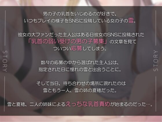 えっちな姉妹のW乳首責め快楽～音声Ver～ [3Dライブ] | DLsite 同人 - R18