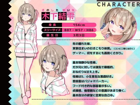 自堕落で生イキな引きこもりの妹……変態だよねお兄ちゃん【フォーリーサウンド】 [EXcute] | DLsite 同人 - R18