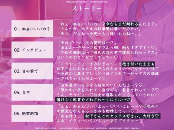 レイヤー彼女に同人AVの撮影オファーが来た件…NTR性癖の僕は、目の前で撮影することを条件に渋々承諾【寝取られ】 [被支配中毒] | DLsite 同人 - R18