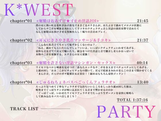【大ボリューム97分】じゅるネチョ音と囁き淫語の耳トロ★メンズエステ [ケイウエス党] | DLsite 同人 - R18