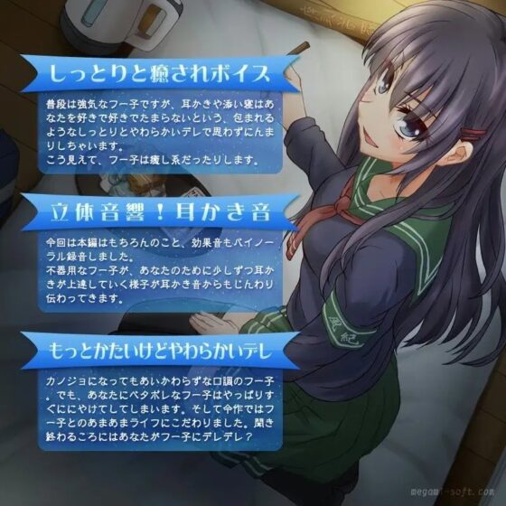 強気でかわいくてアニオタな風紀委員の耳かき [めがみそふと] | DLsite 同人 - R18