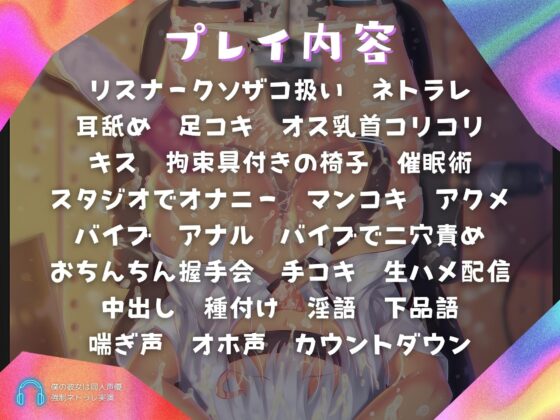 【KU100】僕の彼女は同人声優 強制ネトラレ実演 [ドM女史団] | DLsite 同人 - R18