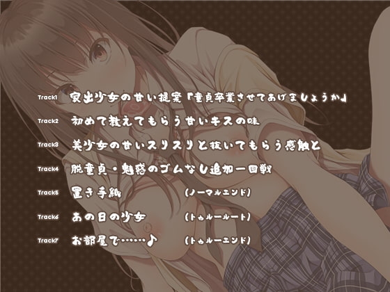 【JKリード筆下ろし】家出女子校生と童貞筆下ろし恋人プレイ-お泊まりのお礼にエッチしちゃう夜- [クッキーボイス] | DLsite 同人 - R18