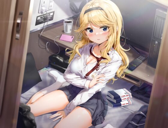 ネカフェJK～個室でオナニーしていたドスケベな彼女とラブラブエッチ～【KU100】 [桜鎮魂歌] | DLsite 同人 - R18