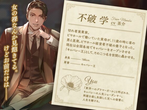 キャバレーと角砂糖 -1958- 不破学 CV：茶介【簡体中文台本/韓国語台本付属】 [ひつじぐも] | DLsite がるまに