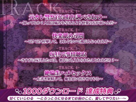 【KU100】元カレ警察官の生ハメ孕ませ取り調べ室 ～彼氏ができたって本当? 上書き射精して俺を思い出させてやる～ [蜜愛ディザイア] | DLsite がるまに