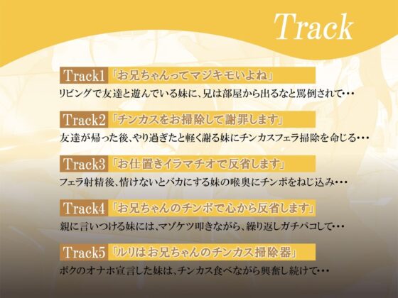 【オナホ調教】プライド高いナマイキ妹も ボクの前では底辺チンカス掃除機(メスガキプレイ) - FANZA同人