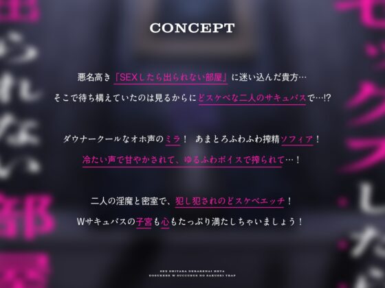 セックスしたら出られない部屋 ～どスケベWサキュバスの搾精トラップ～ [永井監督] | DLsite 同人 - R18
