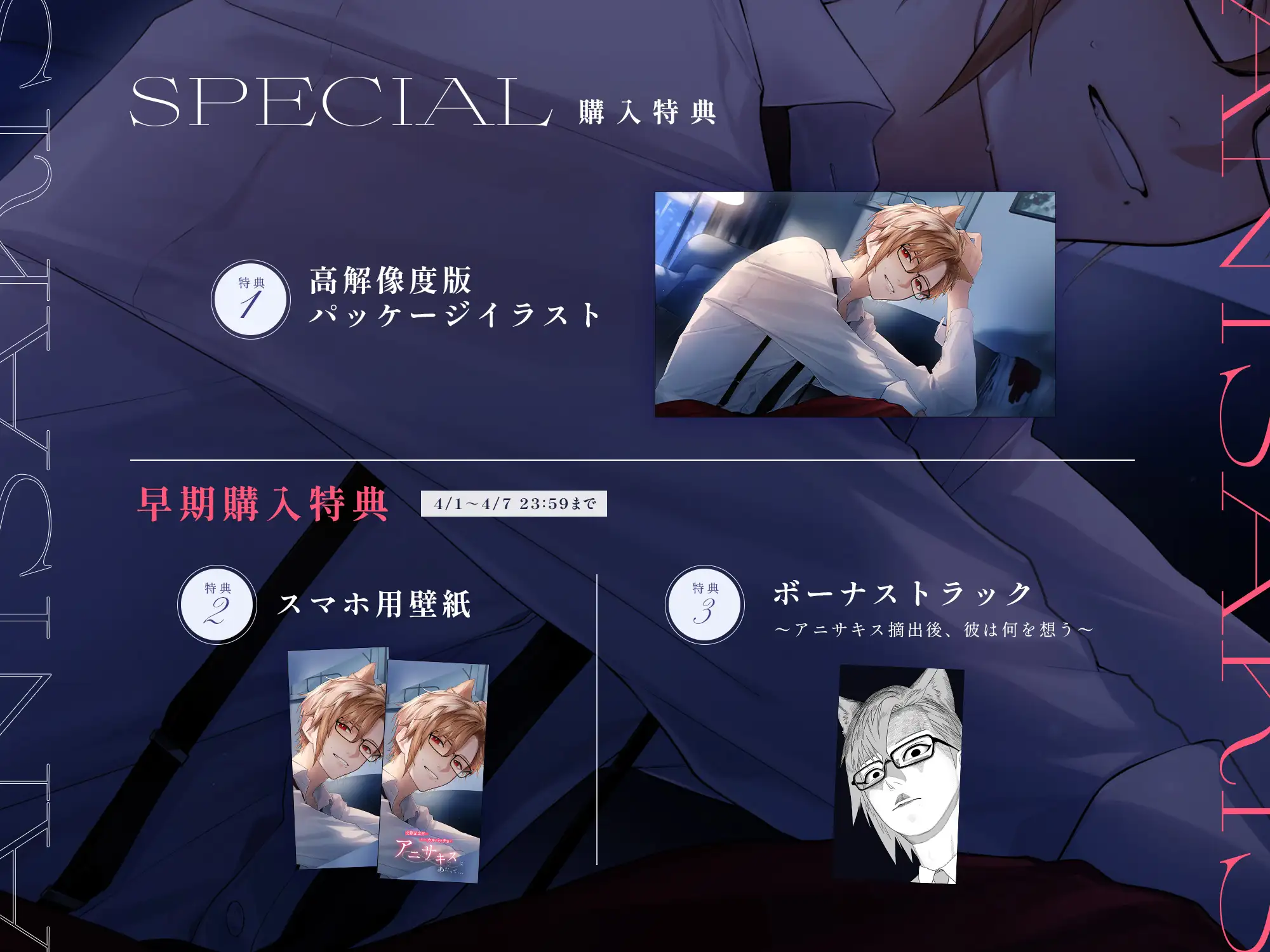 交際記念日に食べたカルパッチョでアニサキスに当たって...?【CV.犬養】 [犬養] | DLsite がるまに