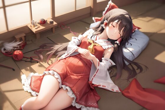 【囁き×KU100】押しに弱い紅白の巫女 〜博麗霊夢とオトフェチ様〜 [俺のフェチボイス] | DLsite 同人 - R18