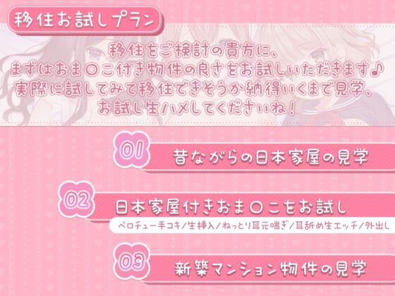 【複数物件契約でハーレム特典あり♪】おま〇こで町おこし!生ハメし放題なおま〇こ付き物件に移住しませんか??【重複無し198分】 [ブラックマの嫁] | DLsite 同人 - R18