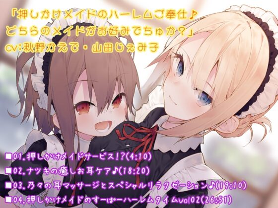 【3時間半超】異世界ハーレムは終わらない!サキュバス・メイド・エルフに愛される極楽耳舐めてんこもり体験版～6ヒロイン詰め合わせ～ [ほわいとばーど] | DLsite 同人 - R18