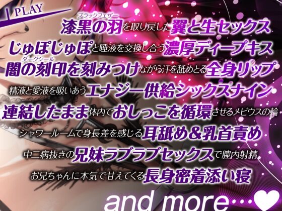 低音イケボ中二病妹がダークエナジーの交換と称して体液交換ドスケベセックスを迫ってきて僕はもう我慢できない…!! [TigerGateProject] | DLsite 同人 - R18