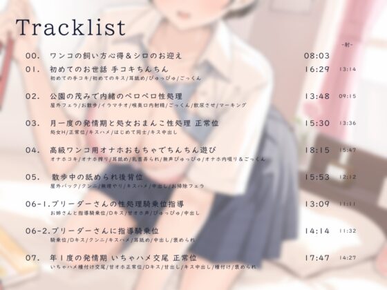 甘やかされ生ハメ ペット生活♪ ～室内ワンコといちゃオホ性処理→甘ハメ交尾～ [ろんりーわん] | DLsite 同人 - R18