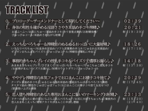 【事務的→恋人堕ち】ザーメンドナーのお仕事～事務的クールなあなた専用オナホ搾精官に毎日濃厚射精するおしごと～ [わーるどわいど] | DLsite 同人 - R18