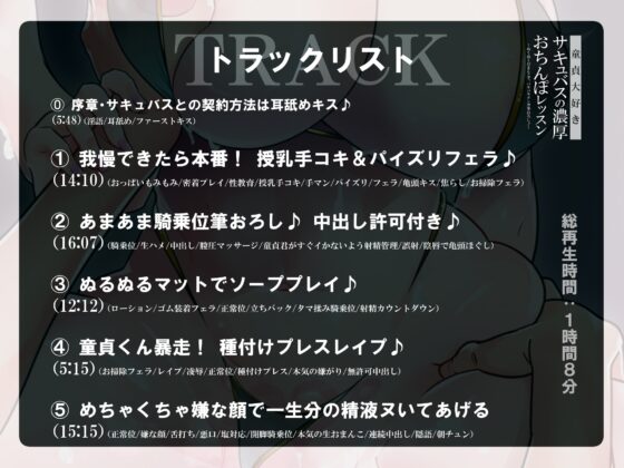 童貞大好きサキュバスの濃厚おちんぽレッスン ～ぬくぬくおまんこでバキバキチンポ筆おろし♪～【中出し/バイノーラル】 [さくらんぼ農園] | DLsite 同人 - R18