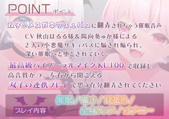 メスガキサキュバスの双子癒らし催眠 [Si-A] | DLsite 同人 - R18