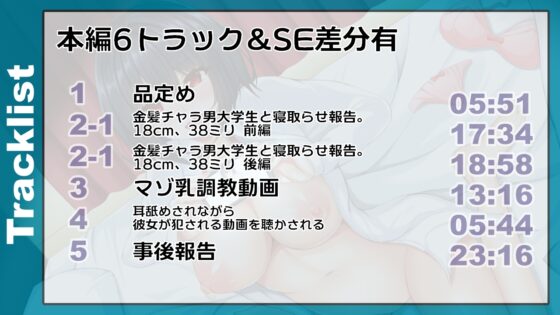 【バイノーラル寝取らせ報告】彼女は僕のために“他の男”とセックスする [あき電] | DLsite 同人 - R18