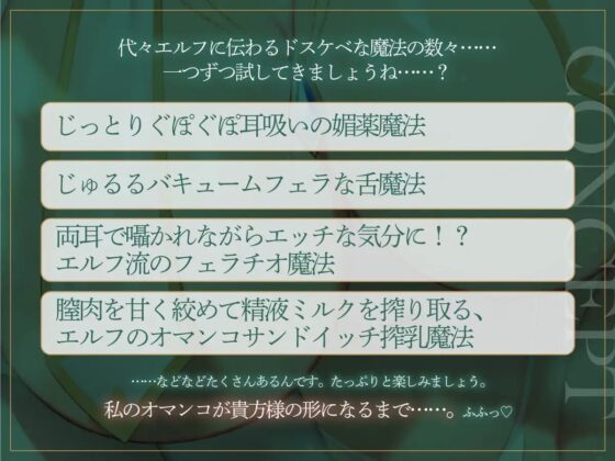 【オホ声】 事務的クールなドスケベエルフと搾精魔法の濃厚エッチ【KU100バイノーラル】 [アイスノート] | DLsite 同人 - R18