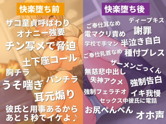 【オホ声】ワケアリ純情ギャルをわからせ快楽堕ち【KU100】 [ばななさうんど] | DLsite 同人 - R18