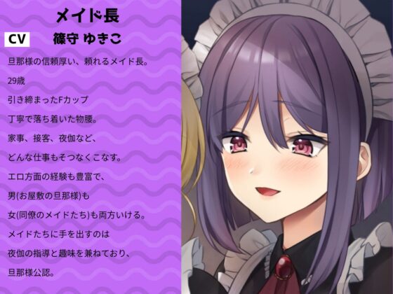 【メイド百合】お屋敷メイドのお夜伽実習～メイド長と新人メイド・リリー～ [10次元] | DLsite 同人 - R18