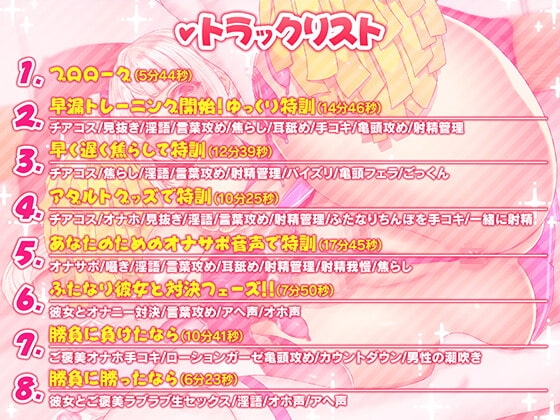 【ソフトマゾ向け】早漏なあなたを沢山我慢させる意地悪誘惑オナサポ-ふたなり彼女がチアガールになって応援しながら射精管理します-【KU100】 [Clubはにわり] | DLsite 同人 - R18