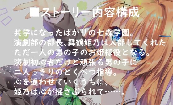 【ハイレゾ×KU100】七色ボイスのお姫様～演劇部の先輩と特別密着レッスン～ [Nanamori Studio] | DLsite 同人 - R18