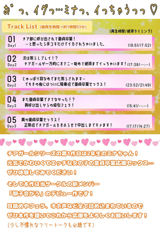 元気はつらつ！エッチなチアガールが童貞くんを応援しちゃいます！2年生の元気娘がセックスであなたをチアリーディング！(star sign cafe) - FANZA同人