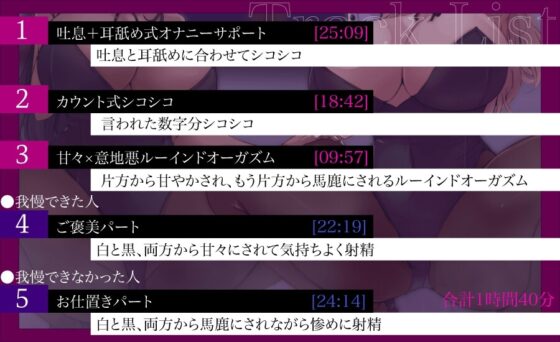 色違い双子エルフの甘々×罵倒のドスケベサンドイッチ射精我慢 手加減なしの命令で、クソマゾモード全開になるオナニーサポート [Delivery Voice] | DLsite 同人 - R18