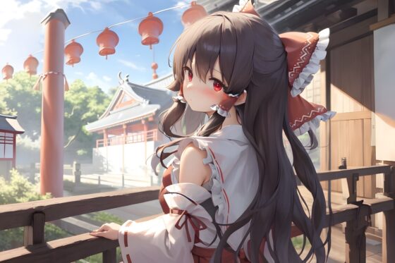 【囁き×KU100】押しに弱い紅白の巫女 〜博麗霊夢とオトフェチ様〜 [俺のフェチボイス] | DLsite 同人 - R18