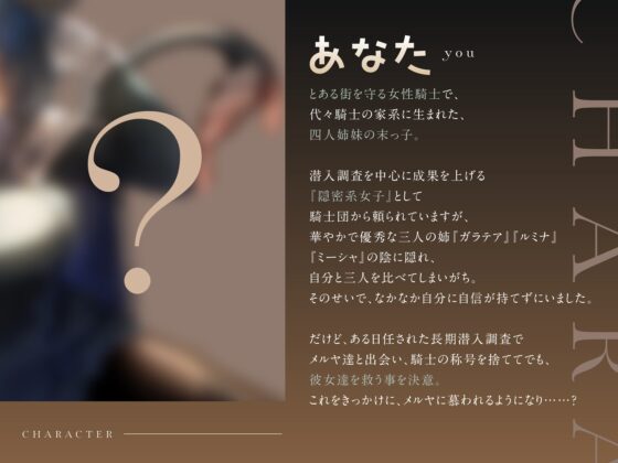 メルヤのしゅじん ～あなたを全肯定する、清楚でえっちなサキュバスナースちゃんに、あまあま犯され看護生活しちゃう百合音声～ [プルシアン ブルー] | DLsite 同人 - R18