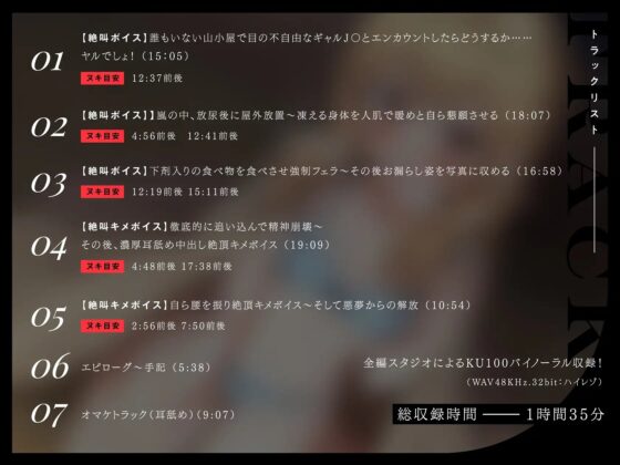 【絶頂キメボイス】目の不自由な生意気ギャルJ○を快楽堕ちするまでキメまくり [ライプラ] | DLsite 同人 - R18