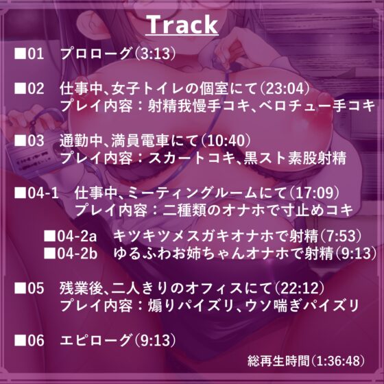 エロゲー会社の地味ビッチなドスケベ後輩に毎日ザーメン搾り取られてマゾ堕ちする音声《エッチできるVRMMO外伝》 [ソルティ@soundnovels] | DLsite 同人 - R18